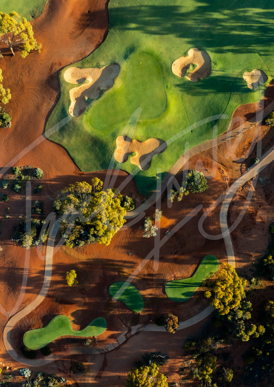Kalgoorlie 13th Green & 14th Tee Box