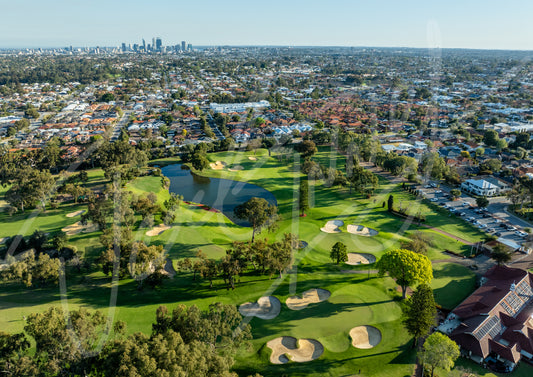 WAGC 18th Hole & Skyline